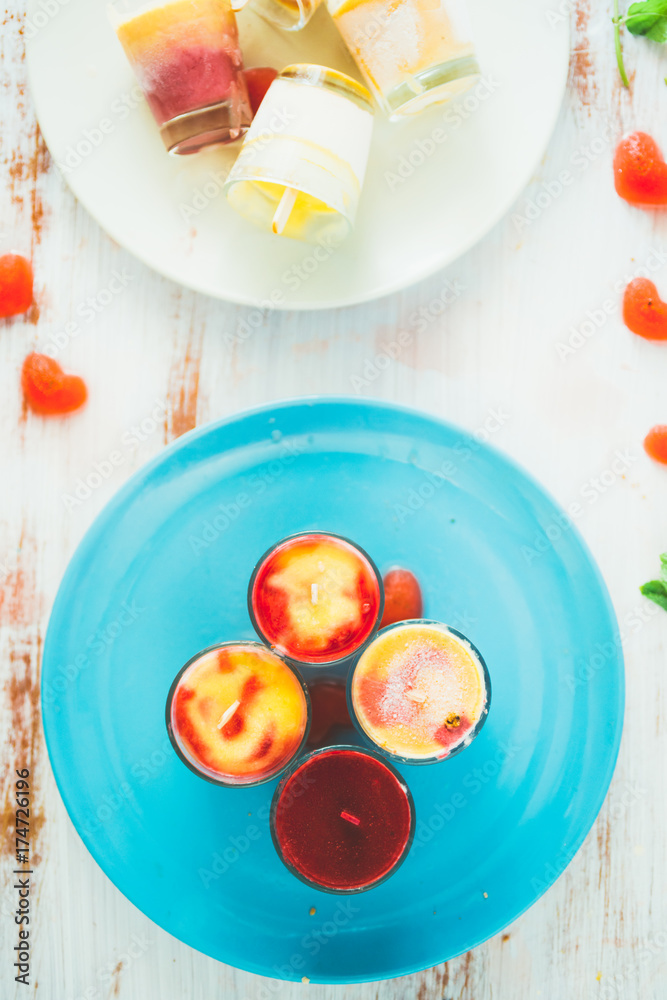 Fruit summertime popsicles Fruit summertime popsicles