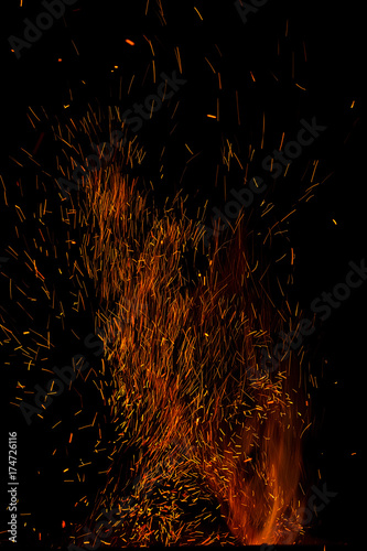 Fire bonfire background