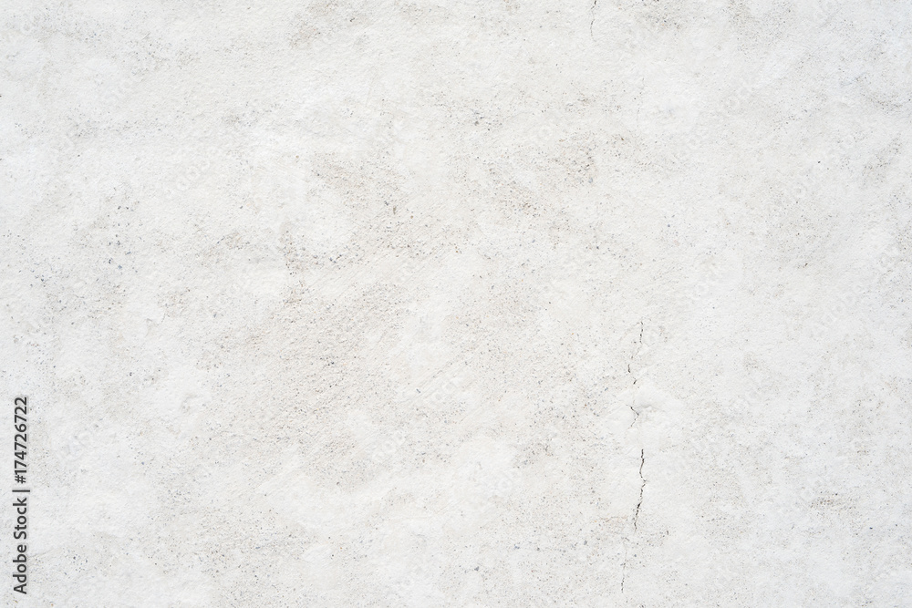 Texture of old white concrete wall for background