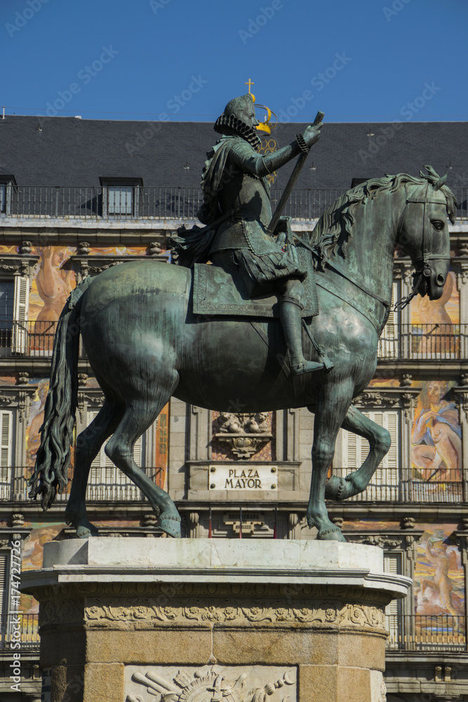 Felipe III, Plaza Mayor de Madrid