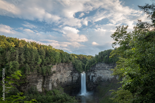 Taughannock Falls On A Cloudy Evening