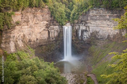 Taughannock Falls On A Cloudy Evening