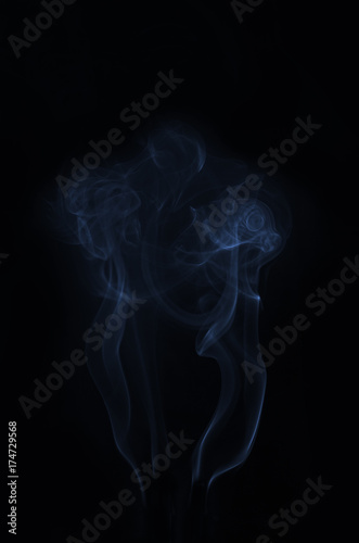 Fototapeta Naklejka Na Ścianę i Meble -  smoke, smoke on black background