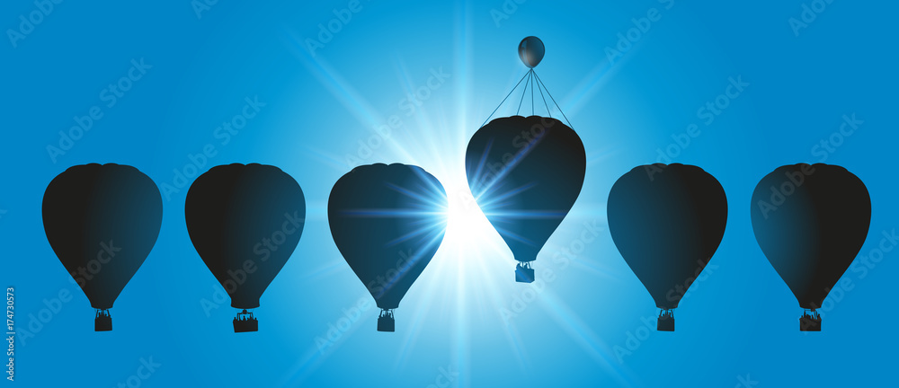 Montgolfiere Concept Avantage Tricher Doper Dopage Symbole Solution Stock Vector Adobe Stock