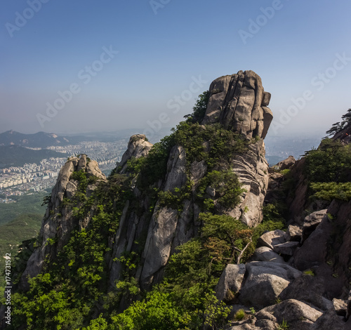 Bukhansan National Park in Korea photo
