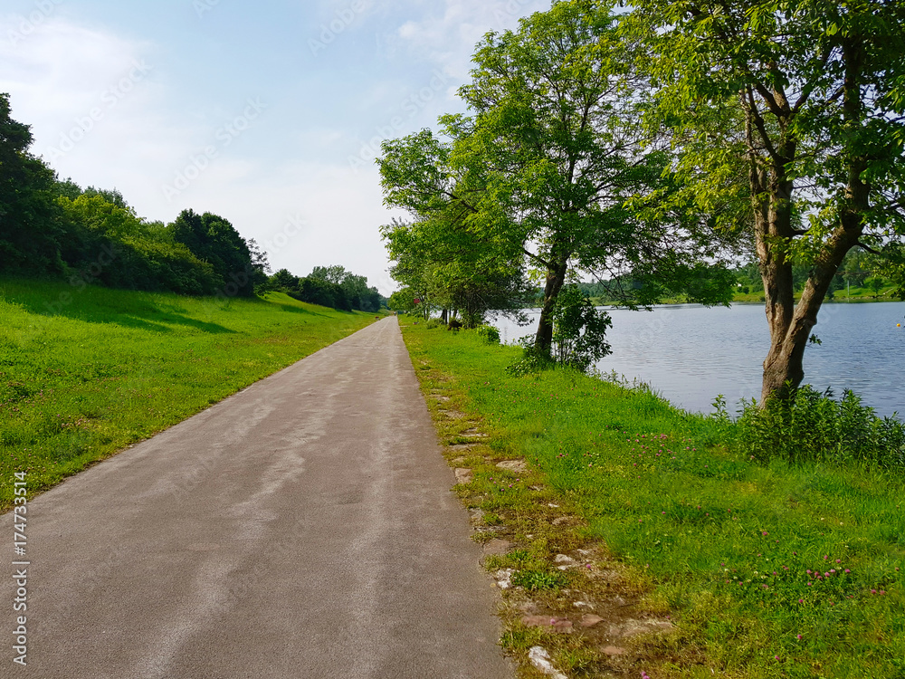 The Danube river in vienna