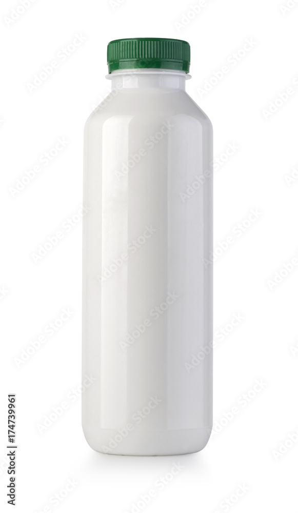White plastic bottle White plastic bottle