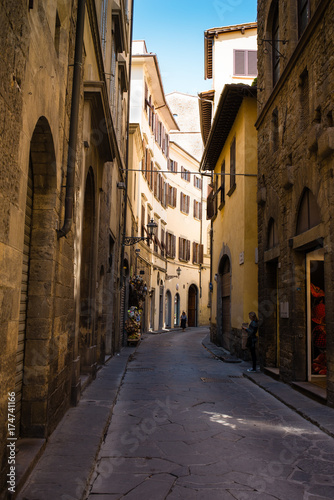 Vicolo con palazzi antichi signorili, centro storico, Firenze