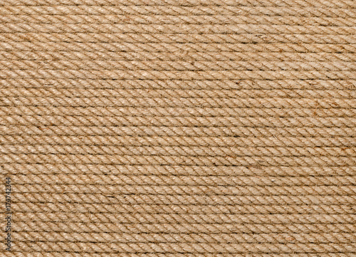 Background of hemp rope