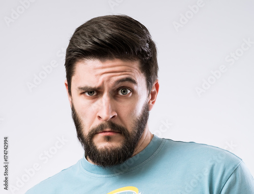Bearded man portrait