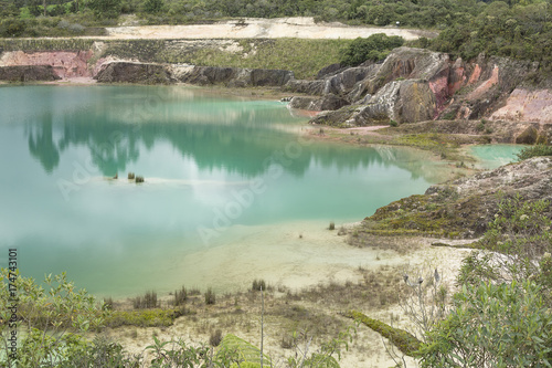 Kaolin mine located in Colombia