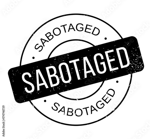 Sabotaged rubber stamp. Grunge design with dust scratches. Effects can be easily removed for a clean, crisp look. Color is easily changed.
