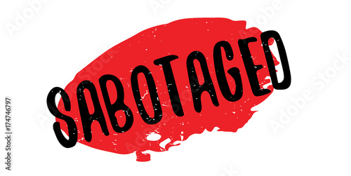 Sabotaged rubber stamp. Grunge design with dust scratches. Effects can be easily removed for a clean, crisp look. Color is easily changed.