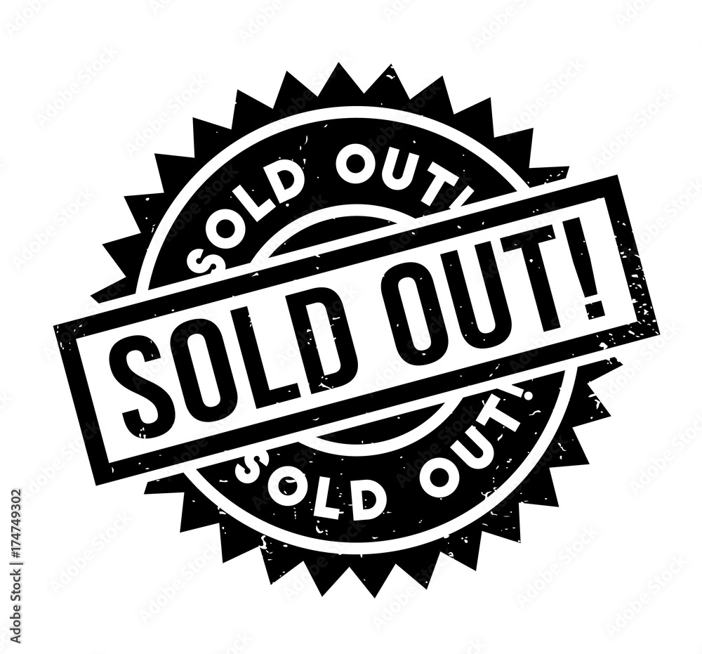 Sold Out rubber stamp. Grunge design with dust scratches. Effects can be easily removed for a clean, crisp look. Color is easily changed. Sold Out rubber stamp. Grunge design with dust scratches. Effects can be easily removed for a clean, crisp look. Color is easily changed.