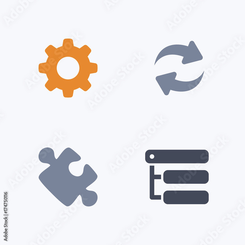Browser Plugin - Carbon Icons. A set of 4 professional, pixel-aligned icons designed on a 32 x 32 pixel grid.