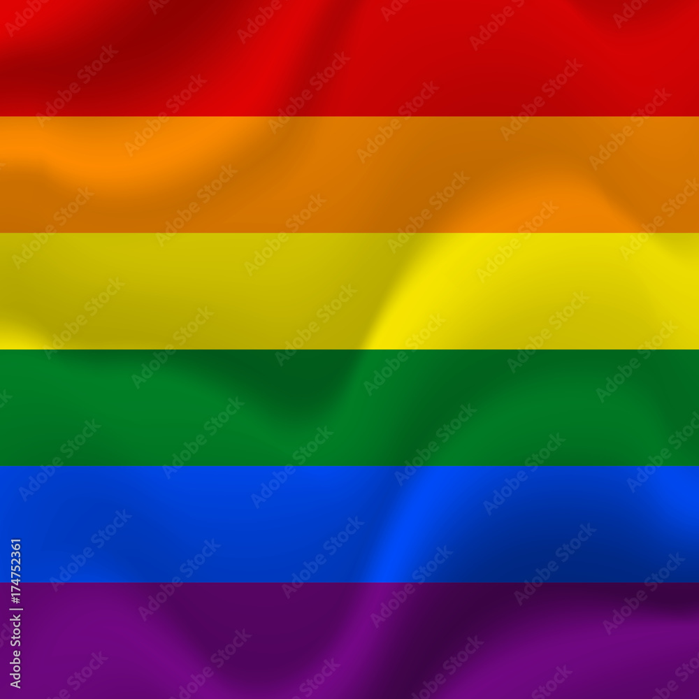 LGBT pride flag. Rainbow flag. Vector illustration. LGBT pride flag. Rainbow flag. Vector illustration.