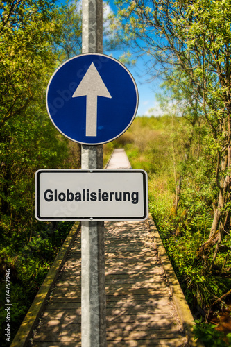 Schild 239 - Globalisierung