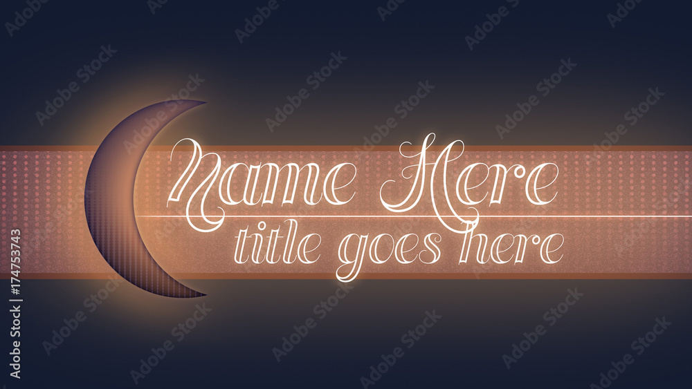 Patterned Eclipse Lower Third Patterned Eclipse Lower Third