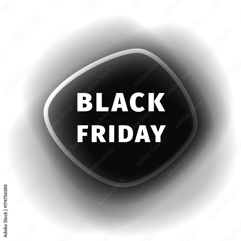 Black Friday smoothed black banner Black Friday smoothed black banner