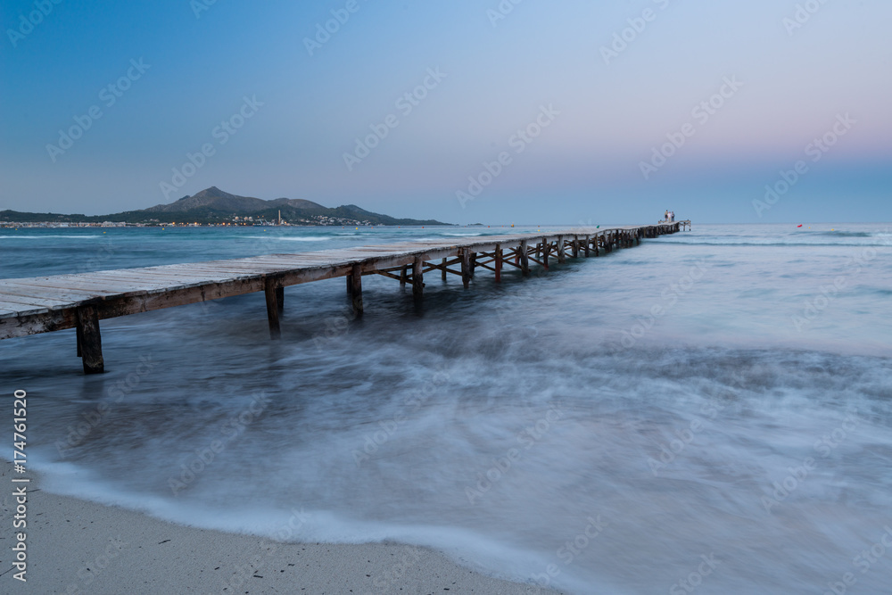 Beautiful places of the world - Mallorca, Alcudia beach