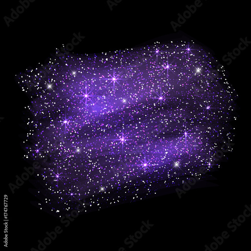 Purple glitter background
