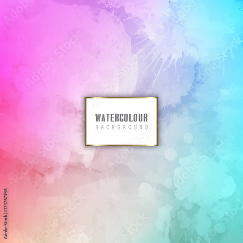 Detailed watercolour background