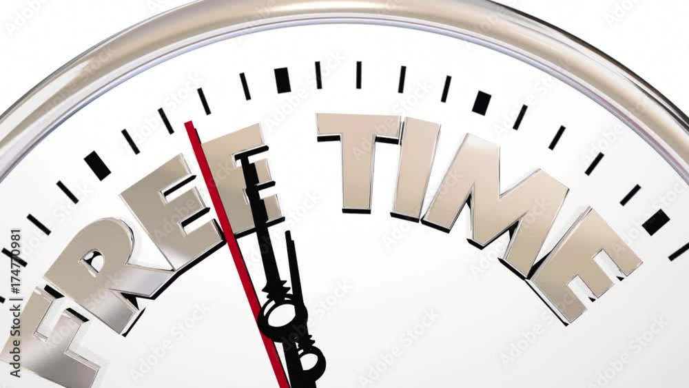 Free Time Clock Spare Break Moments 3d Animation Free Time Clock Spare Break Moments 3d Animation