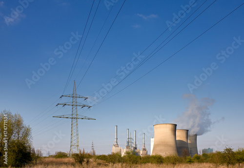 Power Station And Lines