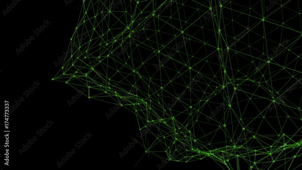 Abstract clean green waving 3D grid or mesh as unique background. Green geometric vibrating environment or pulsating math background. Abstract clean green waving 3D grid or mesh as unique background. Green geometric vibrating environment or pulsating math background.