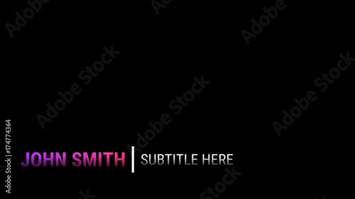 Divided Pink Gradient and White Lower Third