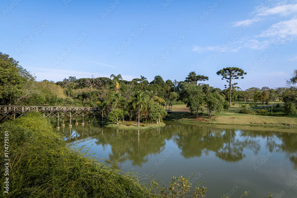 Lake at Curitiba Botanical Garden - Curitiba, Parana, Brazil Lake at Curitiba Botanical Garden - Curitiba, Parana, Brazil