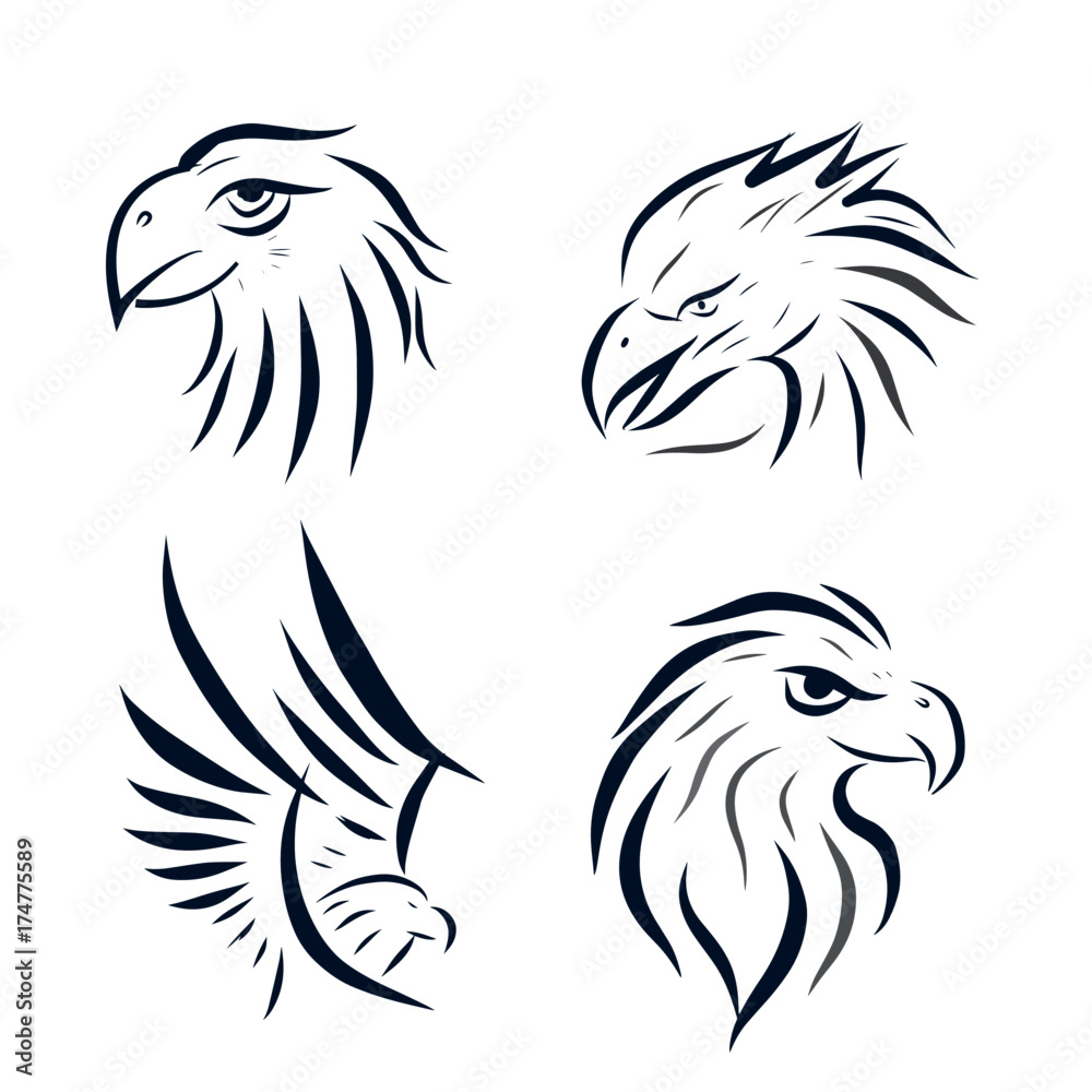 Obraz premium eagle logo