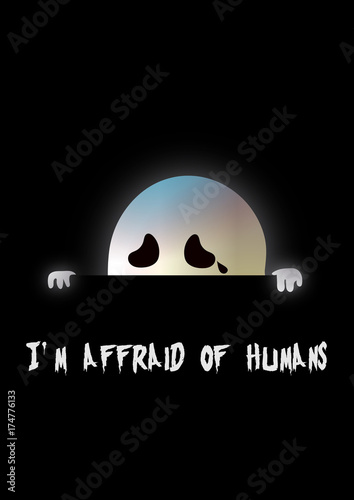 Ghost afraid of humans