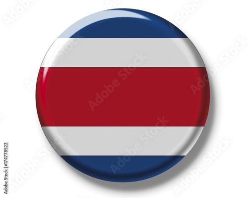 Button, flag of Costa Rica Free Download Button, flag of Costa Rica - GFXLoad