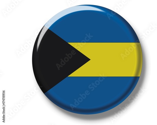 Free Download Button, flag of the Bahamas - GFXLoad