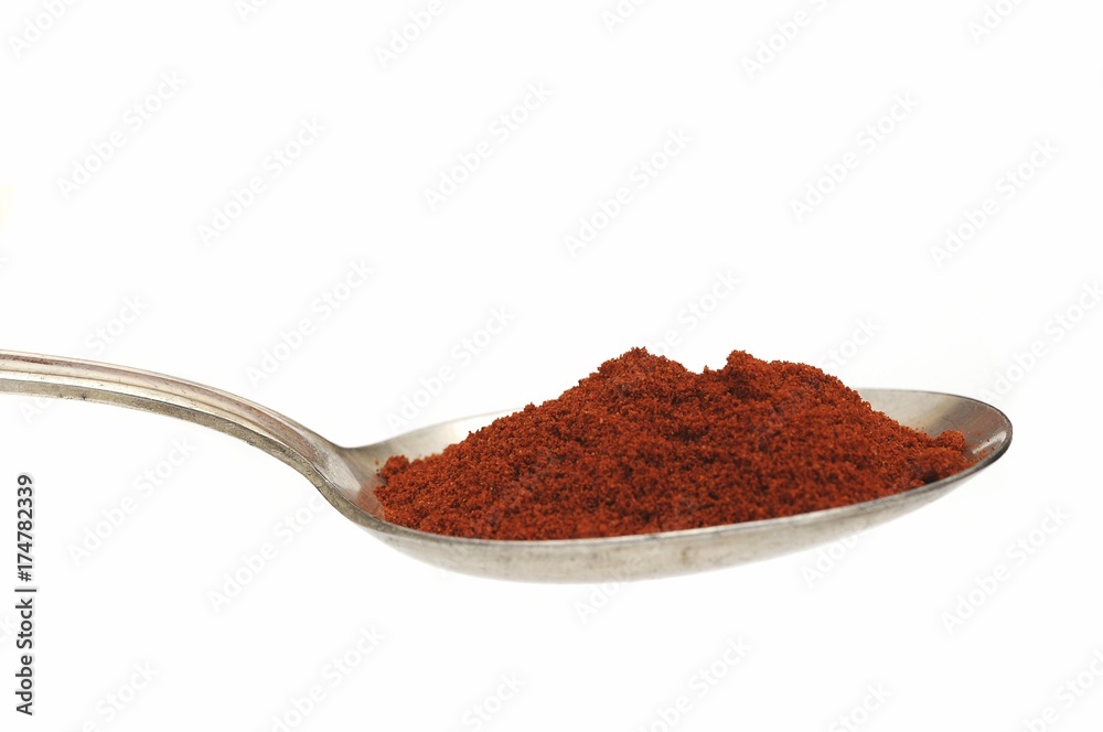 Paprika on an old spoon
