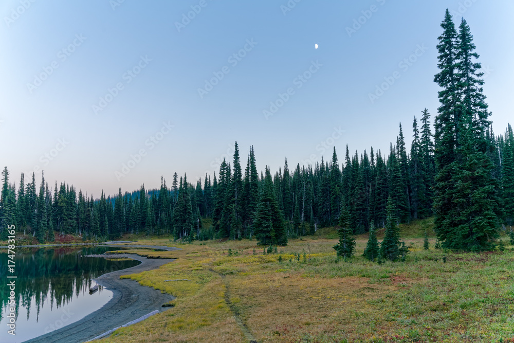 Palisades Lakes Area, Mount Rainier National Park, Washington State, USA
