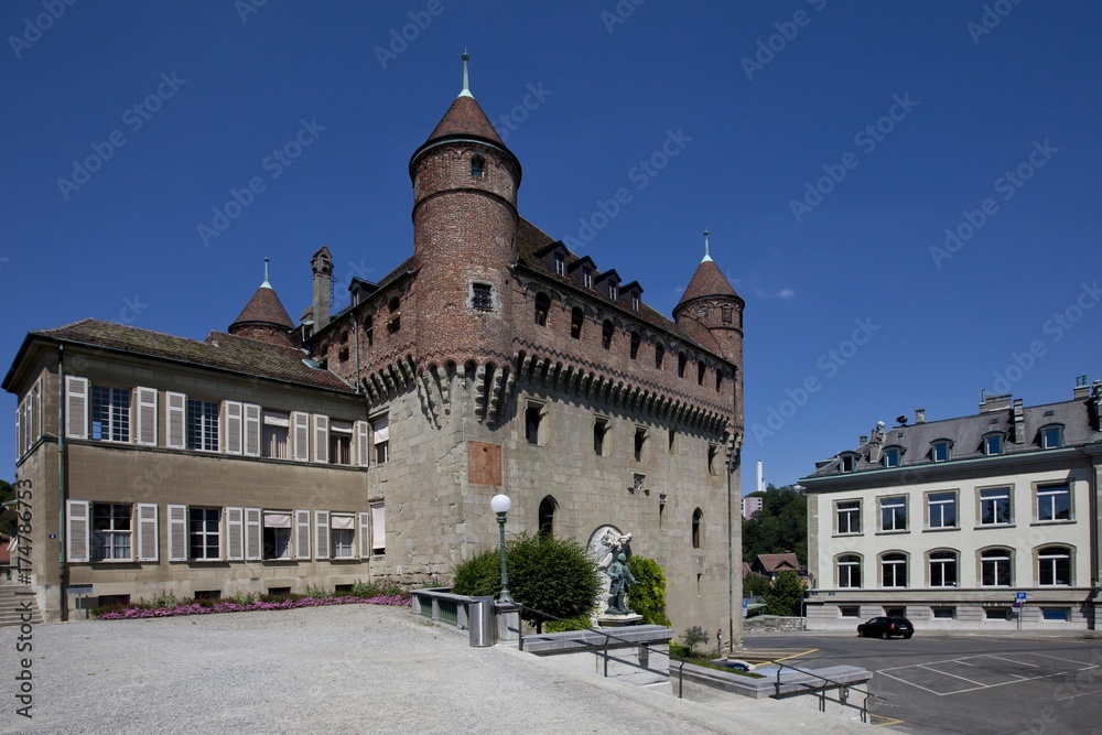 Chateau Saint-Maire, Lausanne, canton of Vaud, Lake Geneva, Switzerland, Europe