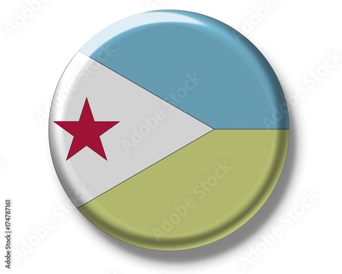 Button, flag of Djibouti Free Download Button, flag of Djibouti - GFXLoad
