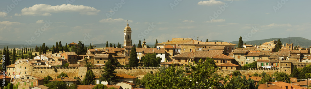 San Quirico d'Orcia, Val d'Orcia region, Tuscany, Italy, Europe