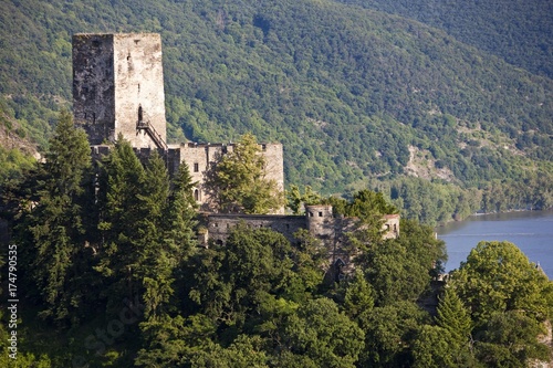 Burg Gutenfels Castle in Kaub am Rhein  Rhineland-Palatinate  Germany  Europe