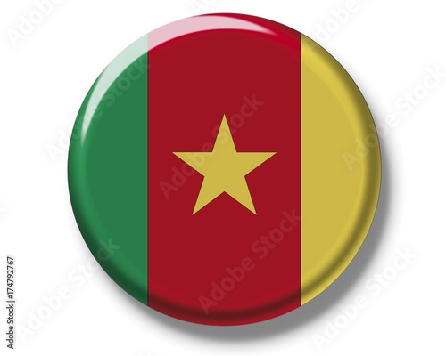 Button, flag of Cameroon Free Download Button, flag of Cameroon - GFXLoad