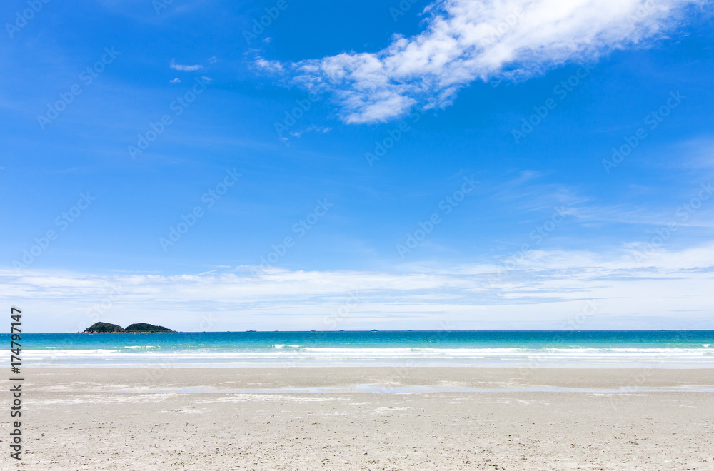 Beautiful beach of seascape