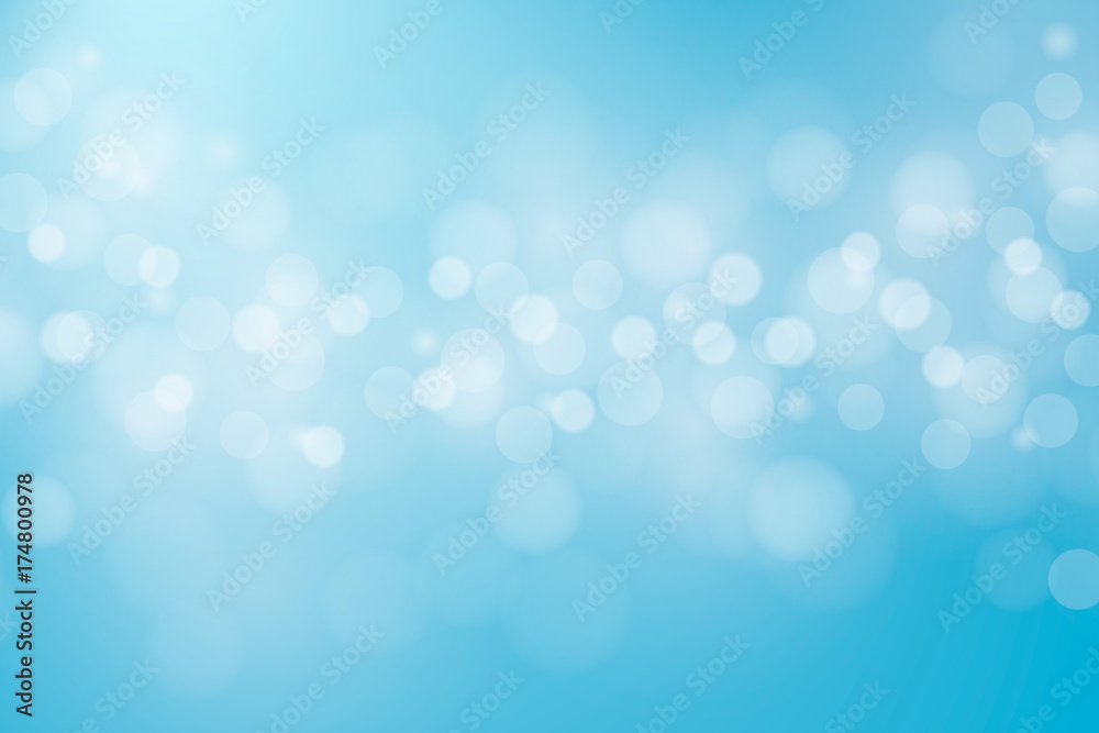 Editable vector illustration of light clouds in a blue sky
