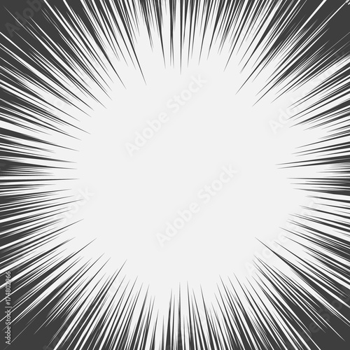 Light rays. Explosion vector illustration. Sun ray or star burst element