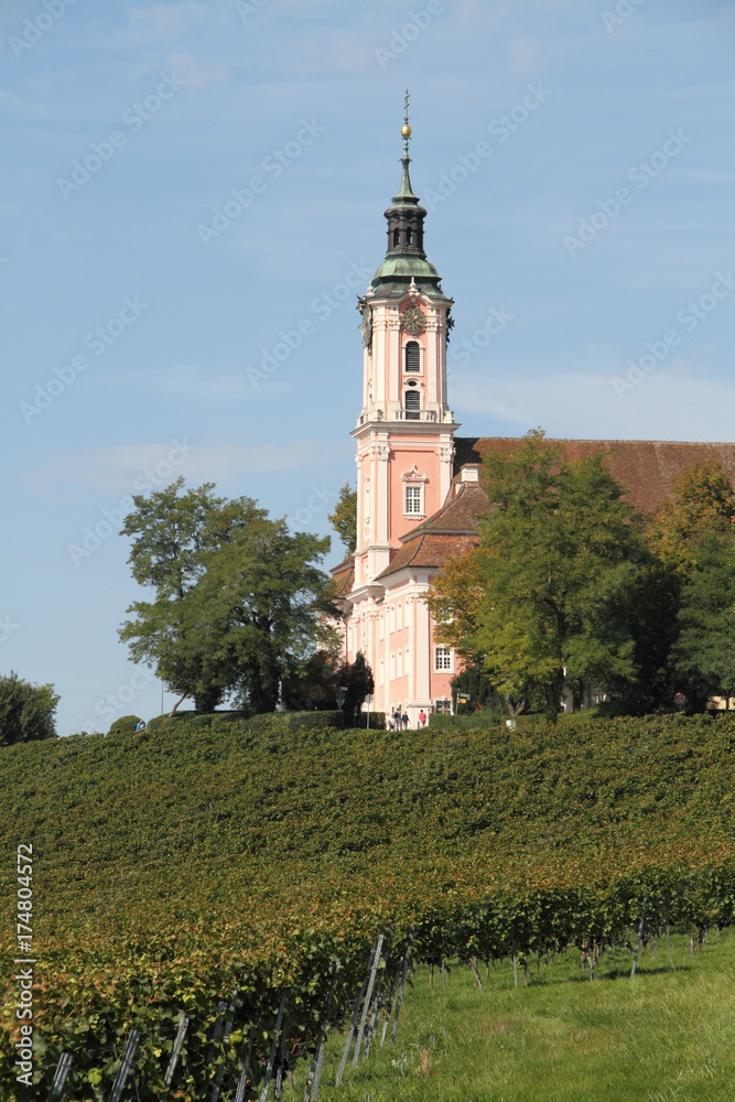 Kloster Birnau im Hochformat
