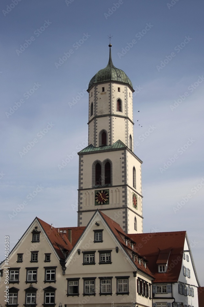 St. Martins church, Biberach an der Riss, Upper Swabia, Baden-Wuerttemberg, Germany, Europe
