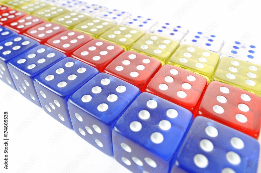 Dice, symbolic for gambling Dice, symbolic for gambling