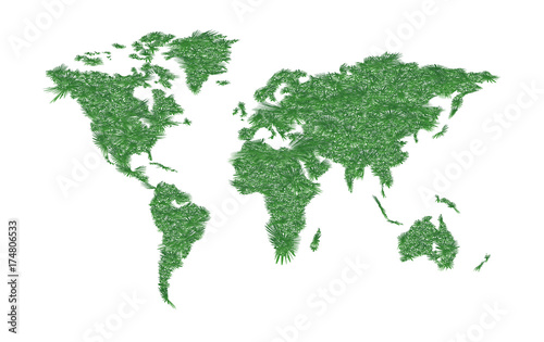 Ecology world map.