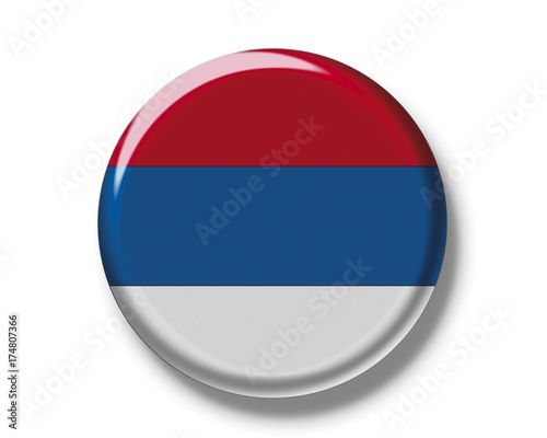 Button badge, flag of Montenegro